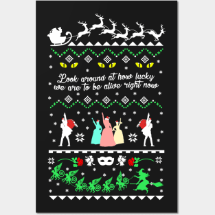 Broadway Musicals Ugly Christmas Design Posters and Art